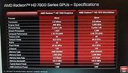 AMD Radeon HD 7800 serisinin teknik özellikleri ortaya çıktı
