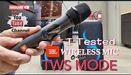 JBL Wireless mic - Tested to JBL Partybox TWS Mode