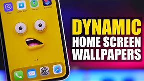 Set DYNAMIC Wallpapers on iPhone Home Screen !