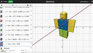 Drawing Roblox Noob in Desmos | Easy Desmos Art Project | Time Lapse