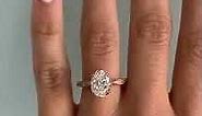 Intricate & Vintage 14k Rose Gold Oval Diamond Engagement Ring - Odessi