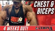 Brandon Curry Chest & Bicep Workout 4 WEEKS OUT 2020 Mr Olympia!