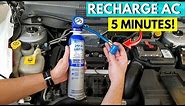 Properly Recharge Your Car's Air Conditioning AC System in LESS than 5 Minutes! -Jonny DIY