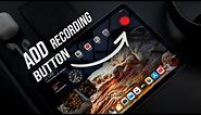 How to Get the Record Button on iPad (tutorial)