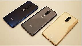 OnePlus 7 Pro Colours - Almond - Nebula Blue - Mirror Gray