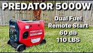 Predator 5000W Dual-Fuel Inverter Generator with remote start
