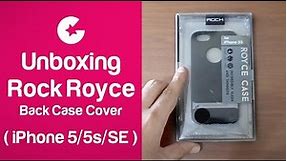 Rock Royce Protective Case (Grey) for iPhone 5/5s/SE Unboxing