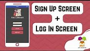 Sign up Screen in MIT App Inventor | Login Screen MIT App Inventor | Easy signup/login screen app