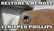 How To Remove Stripped Phillips Heads Without Drilling