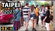Taipei in 4K : A Stroll Through the City - Dongmen streets【4K】TAIWAN 2023