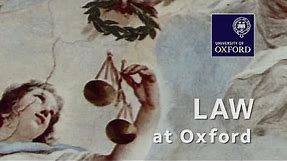 Law at Oxford University