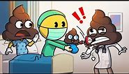 Awkward Situations At The Hospital Compilation | emojitown