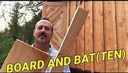 Installing board and batten siding. Board and bat how to.