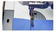 Lace webbing presser foot, one at most, multiple use, side line and center line can be used, all can be used from 0.3-4.2 centimeters of lace webbing, can adjust width arbitrarily, speed is fast, and effect is good. #sewing machine #clothing factory #sewing machine technology sharing | Asian Videos