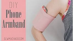 DIY Phone Armband - How to Make a Phone Armband