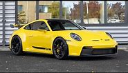 2022 Porsche 911 992 GT3 - Racing Yellow - Walkaround (4K)
