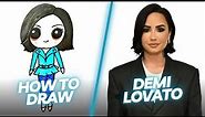 How to Draw Demi Lovato