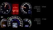 Toyota Camry V50 2.5 vs Audi A4 B8 1.8 TFSI 0-100, 0-150 racelogic acceleration, 402m