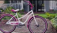 24" Fairmont™ Girls' Cruiser Bike, Pink & White | Huffy
