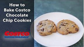 Costco Kirkland Chocolate Chip Cookies - How to Bake Frozen Chocolate Chip Cookies in 12 Minutes