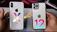 Turn your iPhone X/XS into iPhone 12 Pro Max or 11 Pro Max | $5 ONLY! [DIY]