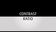 Contrast ratio explained