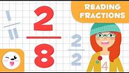 Learn how to read fractions - Maths for kids