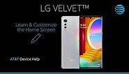Learn and Customize the Home Screen on Your LG Velvet 5G | AT&T Wireless