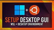 Install Desktop GUI for WSL | WSL Enable Desktop Guide