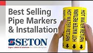 How to Install Our Three Best Selling Pipe Markers | Seton Video