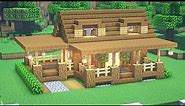 Minecraft Survival House Tutorial #2 - Minecraft Builds