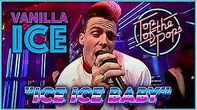 Vanilla Ice Performs "Ice Ice Baby" LIVE on Top of The Pops TV Show (1990)