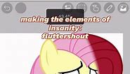 got bored so i made this - give me requests on who to do next ig #fluttershout #elementsofinsanity #mylittlepony #fyp #mlp