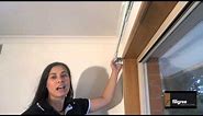 How to install a curtain track