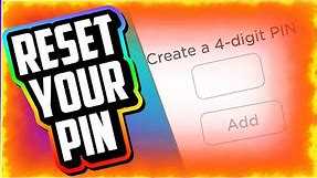 How To RESET Your Roblox Pin If You Forgot It 2022 (EASY) - How To Reset Roblox Pin Mobile And PC