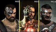 Mortal Kombat 9 vs 10 vs 11 Returning Characters Model Comparison