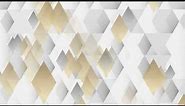 white gold geometric pattern background video