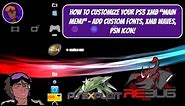 How To Customize Your PS3 XMB “Main Menu” - Add Custom Fonts, XMB Waves, PSN Color Ball!! (CFW/HEN)