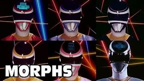 In Space - All Ranger Morphs | Power Rangers Official