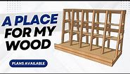 DIY || How to Build a Lumber Storage Rack | Woodworking Projects