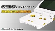 Gameboy Advance SP Replacement Buttons Installation Guide - eXtremeRate PRJ Revivtro