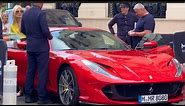 Blonde Hot Girl & Millionaire, Giving €uro to Valet Parking , Monaco car spotting @emmansvlogfr