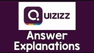 Quizizz Answer Explanations [Quizizz Features 2020]