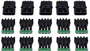 10 Kit 4 Pin Way Waterproof Electrical Connector 2.5mm Series Weatherpack Replacement Plugs Sockets with Terminal Pins and Spudger