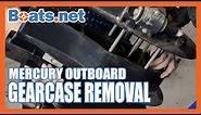Mercury 200 Lower Unit Removal | How to Remove the Lower Unit on a Mercury Outboard | Boats.net
