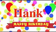 Happy Birthday Hank Song