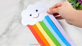 Cute Rainbow Paper Craft for Kids