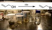 Allyl Bromide preparation. How to do and how not to do alcohol bromination. Part 1