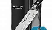 Cutluxe Butcher Knife,10″ Bullnose Carving Knife, Forged High Carbon German Steel – Full Tang & Razor Sharp – Ergonomic Handle Design – Artisan Series