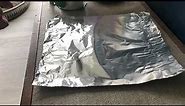 How to make an easy Tin Foil Boat for our penny experiment!